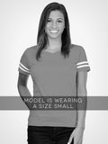 Brady Striped V-Neck Tee