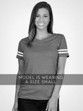 Brady Striped V-Neck Tee