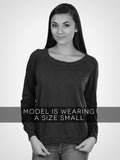 Washed Slub Slouchy Pullover