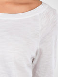 Washed Slub Slouchy Pullover