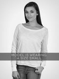 Washed Slub Slouchy Pullover