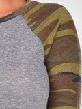 Camo Baseball Tee