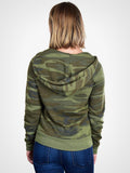 Camo Fleece Zip Hoodie