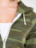 Camo Fleece Zip Hoodie