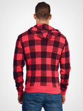 Buffalo Plaid Zip Hoodie