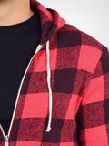 Buffalo Plaid Zip Hoodie