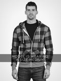 Buffalo Plaid Zip Hoodie