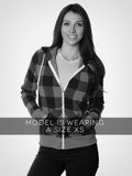 Buffalo Plaid Zip Hoodie