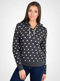 Polka Dot Pullover Hoodie