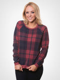 Plaid Dash Sweatshirt