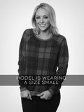 Plaid Dash Sweatshirt