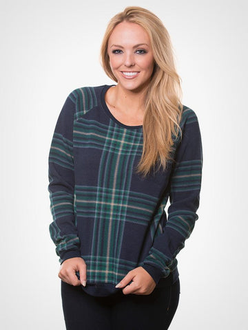 Plaid Dash Sweatshirt