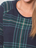 Plaid Dash Sweatshirt