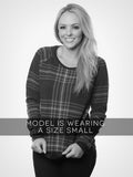 Plaid Dash Sweatshirt