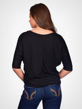 Josephine Flowy V-Neck Tee