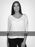 Josephine Flowy V-Neck Tee
