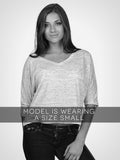Josephine Flowy V-Neck Tee
