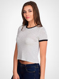Boardwalk Crop Ringer Tee