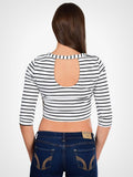 Corsbie Stripe Ponte Top