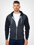 Color Block Zip Hoodie