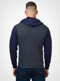 Color Block Zip Hoodie