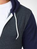 Color Block Zip Hoodie