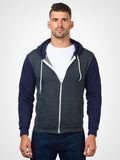 Color Block Zip Hoodie