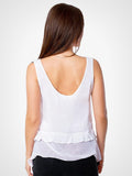 Paneled Flounce Top