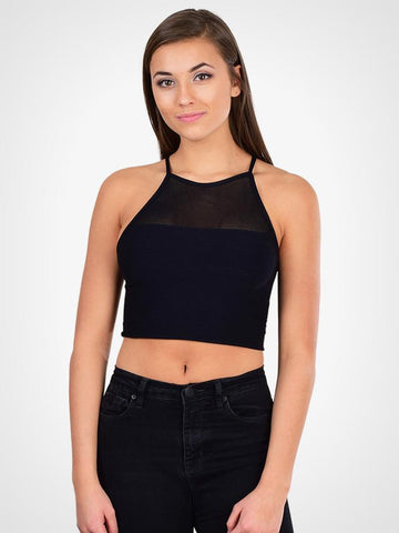 Mesh Crop Top