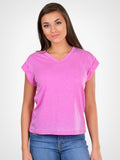 Burnout Rolled Sleeve Tee