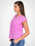Burnout Rolled Sleeve Tee