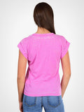 Burnout Rolled Sleeve Tee