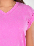 Burnout Rolled Sleeve Tee