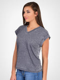Burnout Rolled Sleeve Tee