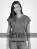 Burnout Rolled Sleeve Tee