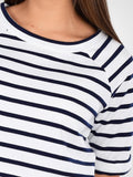 Cropped Raw Edge Sweatshirt