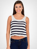 Stripe Sweater Tank