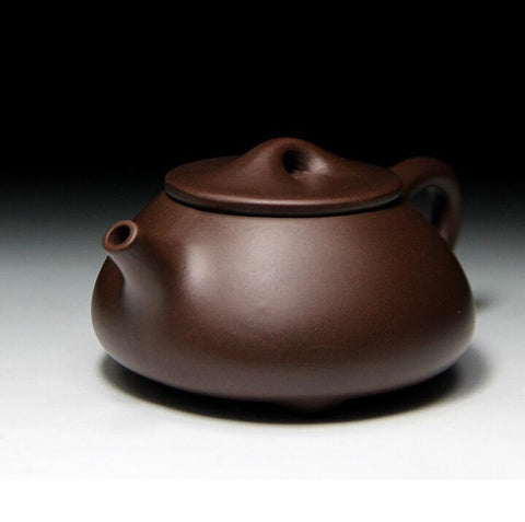 Yixing Xi Shi Purple Grit Tea Pot Chinese Purple Clay pot Kung Fu Tea Set  230ml gifts for friends
