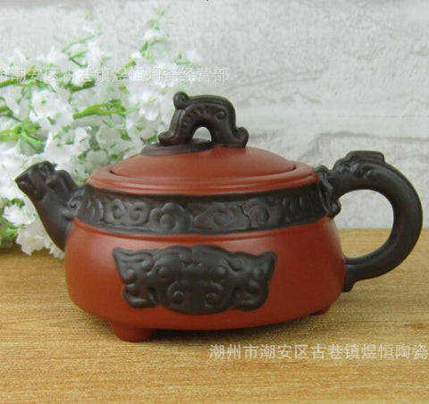 Yixing art elegant teapot kung fu tea set handmade pot 160ml Chinese tea ceremony