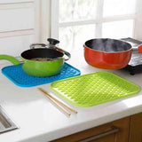Silicone Non-slip Heat Resistant Mat Coaster Cushion Placemat Pot Holder Coasters Tea Cup Cushion Drinks Pot Mat Placemat Holder