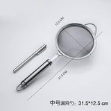 Stainless steel Fine Mesh Tea Strainer, Sizes are 4", 4.7", and 5.5"