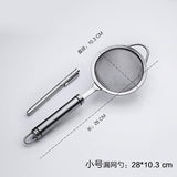 Stainless steel Fine Mesh Tea Strainer, Sizes are 4", 4.7", and 5.5"