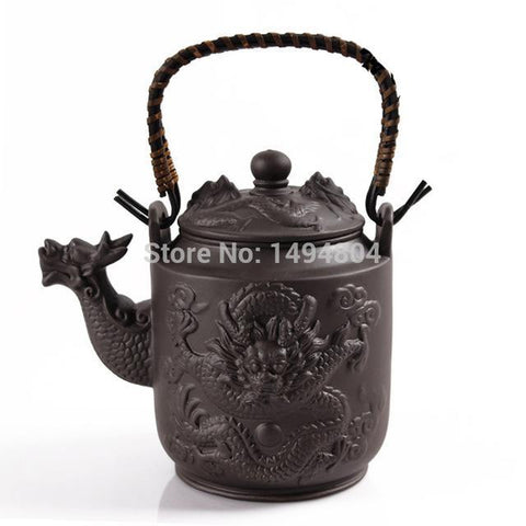 760ML Chinese Purple Clay Dragon Tea Pot Kettle Zisha Kung Fu Teapot Genuine Large Capacity Hot Sale 16