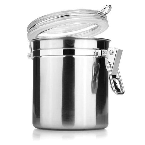2016 Home Stainless Steel Airtight Sealed Canister Nut Milk Powder Container Candy Jar Tea Canister Coffee Pot