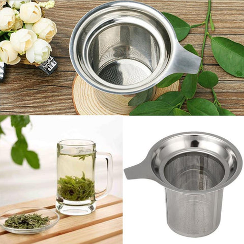 Stainless Steel Mesh Tea Infuser Reusable Strainer Loose Tea Leaf Spice Filter