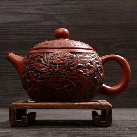 Handmade Yixing Clay Dragon TeaPot 8oz