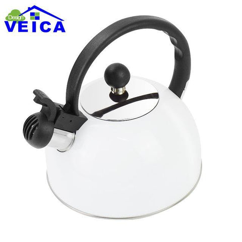 2017 Limited New Red Whistling Kettle For Gas Stove Chaleira Bouilloire Stainless Steel Whistle Tea Kettle Water Bottle
