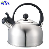 2017 Limited New Red Whistling Kettle For Gas Stove Chaleira Bouilloire Stainless Steel Whistle Tea Kettle Water Bottle