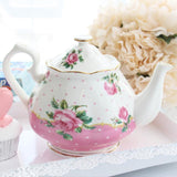 High-grade Porcelain TeaPot 32oz with built-in Infuser