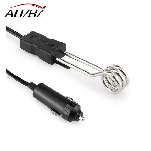AOZBZ 12V Car Drink Heater Winter Auto Electric Liquid Tea Coffee Water Immersion Heater